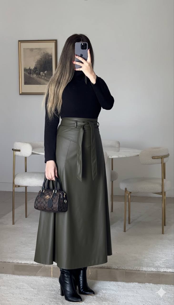 Leather Skirt
