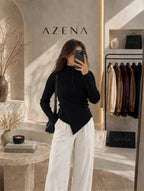 بدلة مخططة