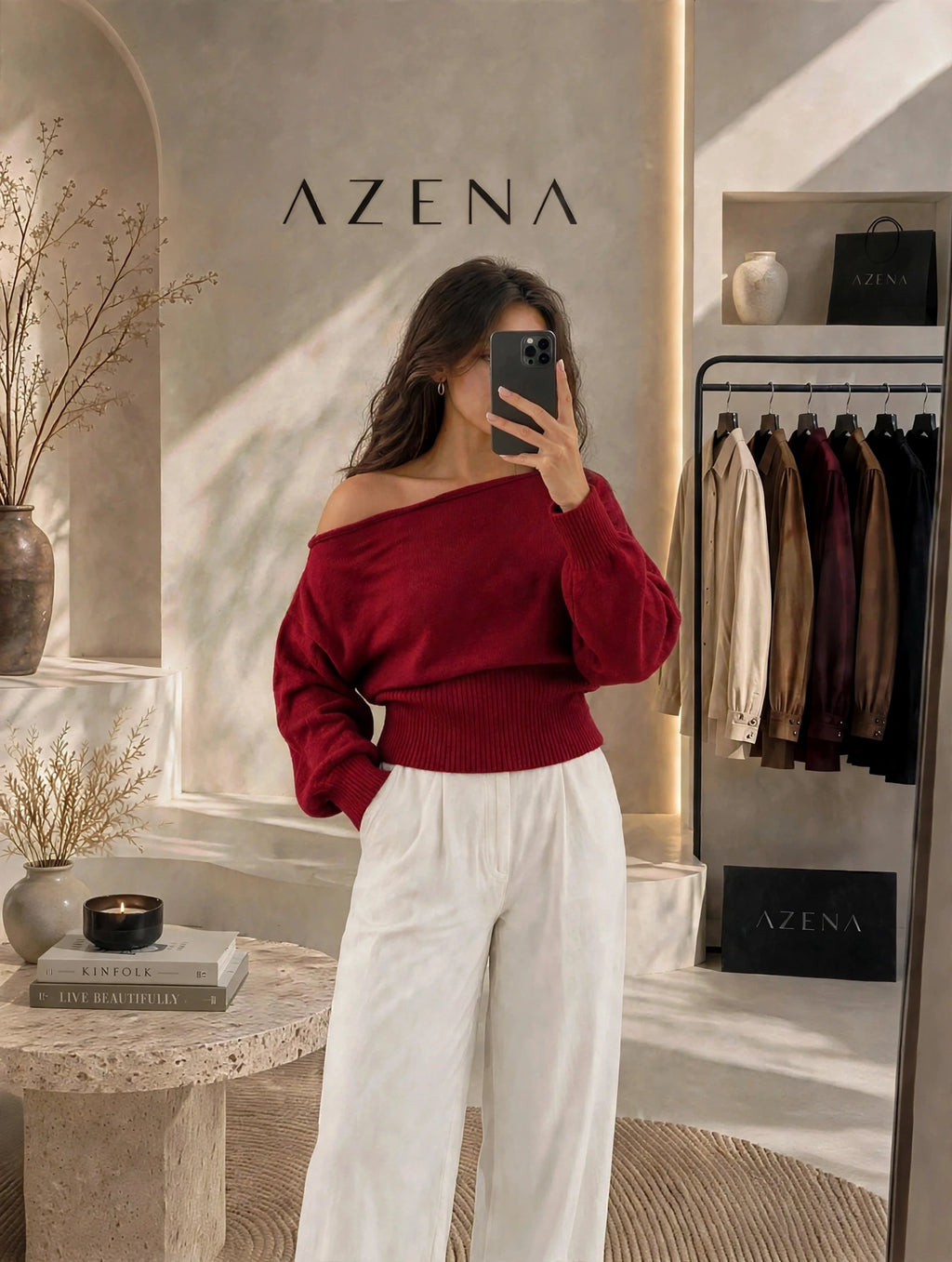Off Shoulder Hoodie